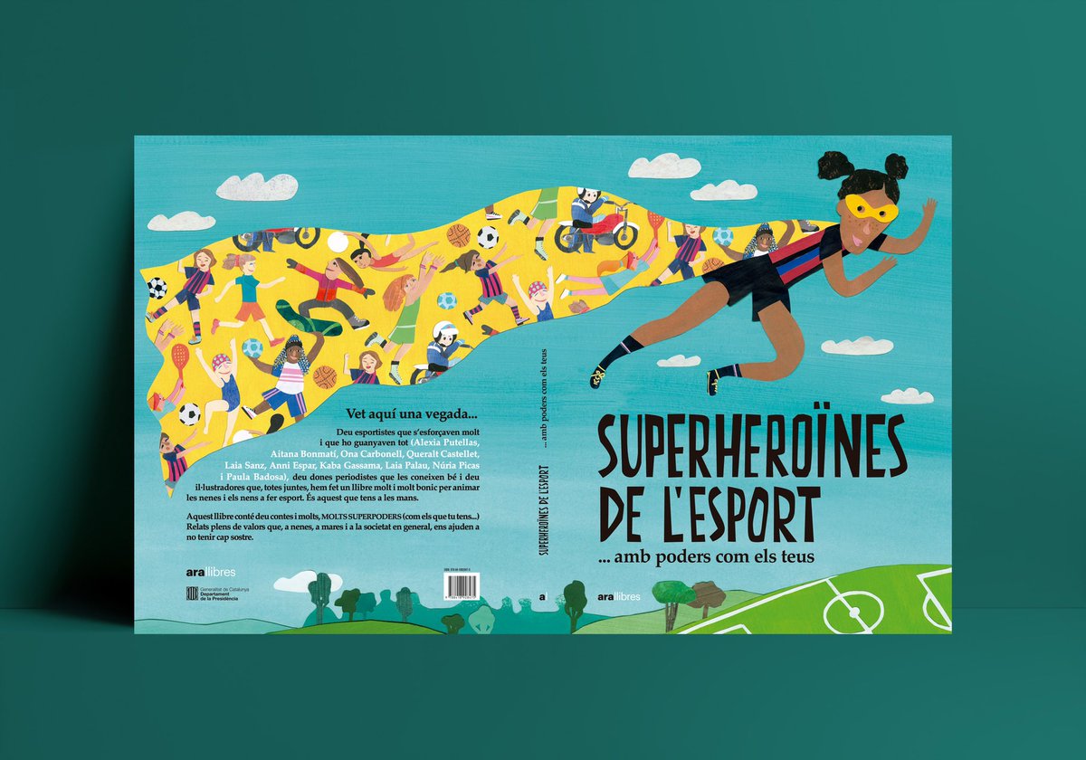 Fa uns mesos <a href="/arallibres/">Ara Llibres</a> em va encarregar el disseny i maquetació d'un llibre amb molts superpoders. Un projecte preciós que per fi avui surt a la llum. 
Gràcies a <a href="/arallibres/">Ara Llibres</a> i <a href="/esportcat/">Esports</a> 
#superheroinesdelesport