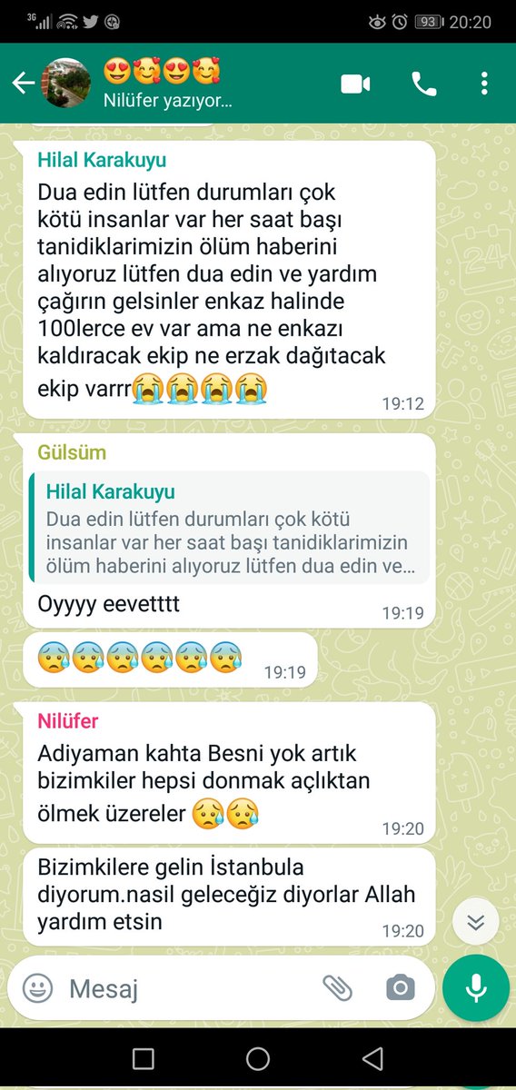Lütfen Adıyamana da ulaşılsın bir an önce Lütfen... Adıyaman, Besni, Kâhta, Sincik, Gölbaşı <a href="/OguzhanUgur/">Oğuzhan Uğur</a> <a href="/haluklevent/">Haluk Levent ( Ahbap Ekibi )</a> <a href="/AFADBaskanlik/">AFAD</a>