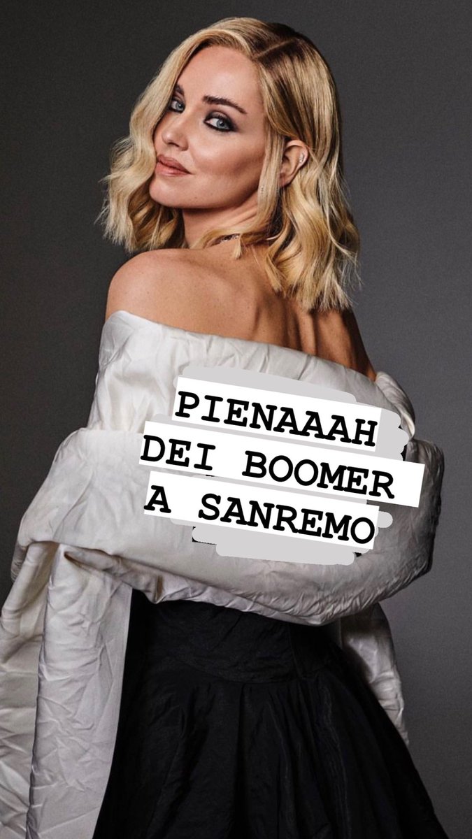 TraditionallyIT's tweet photo. #Sanremo2023 https://t.co/oPJdL7C62M