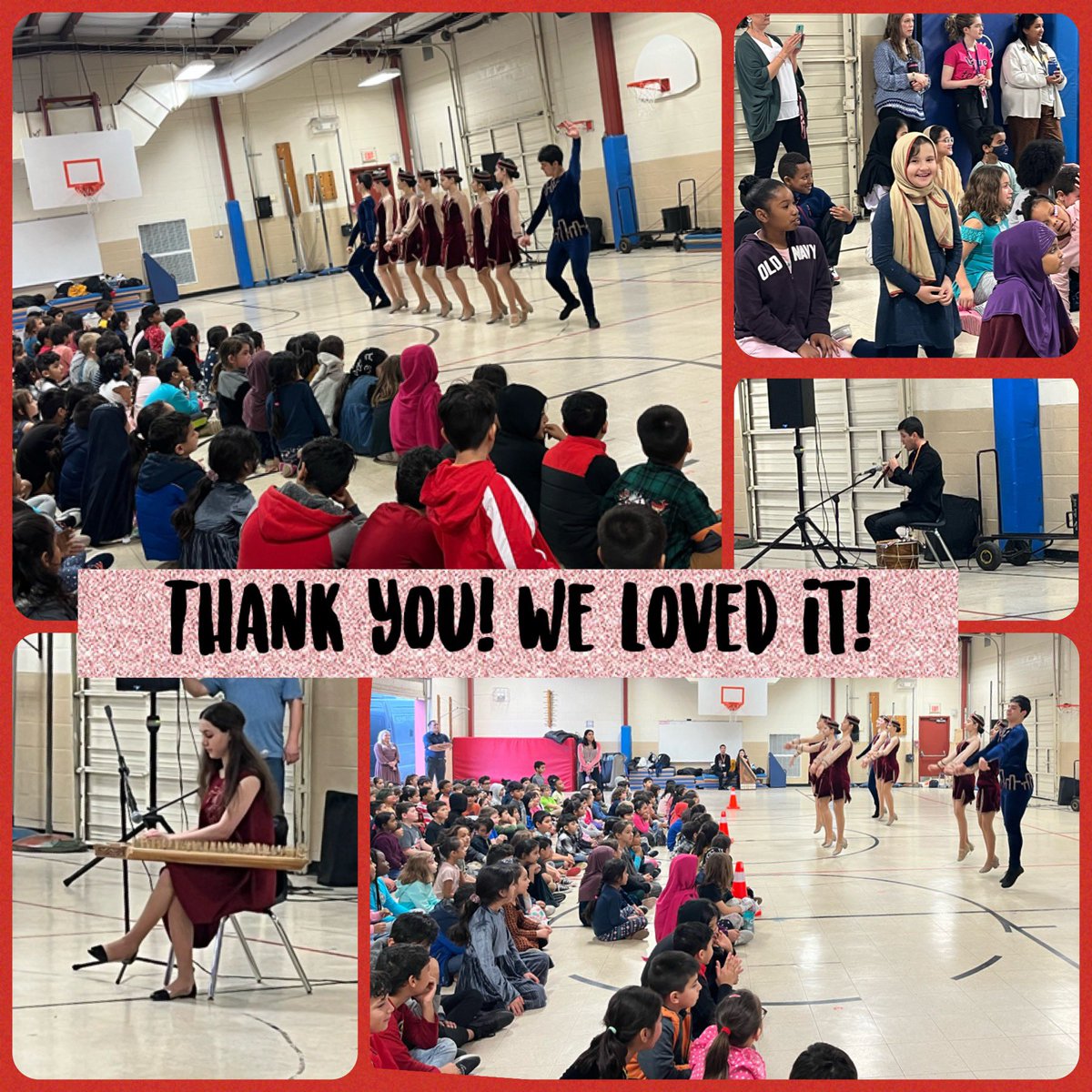 Elsa_S_Garcia's tweet photo. Thank you @MusicalBridgeSA for bringing some amazing musicians and dancers from Armenia! Our students loved it especially when we got to the learn a dance too! What was that dance called? Thank you @MrsUresteNISD for being our dance leader! @NISD_FineArts https://t.co/1DWCuVCHvl