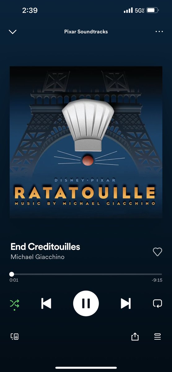SirAidoneus's tweet photo. The end credits song for the Ratatouille soundtrack is called End Creditouilles and I think that’s just grand and neat. https://t.co/fHfRkMnyRH