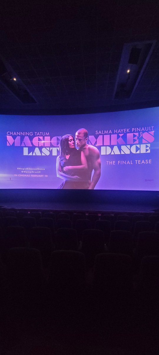 Thank you <a href="/channingtatum/">Channing Tatum</a> <a href="/WarnerBrosUK/">Warner Bros. UK</a> #MagicMikesLastDance is the gift that keeps on giving. I am going home  a little damp &amp; with a permanent smile on my face. 

For all that the men gave us, the women, especially Selma Hayek Pinault, were totally badass.