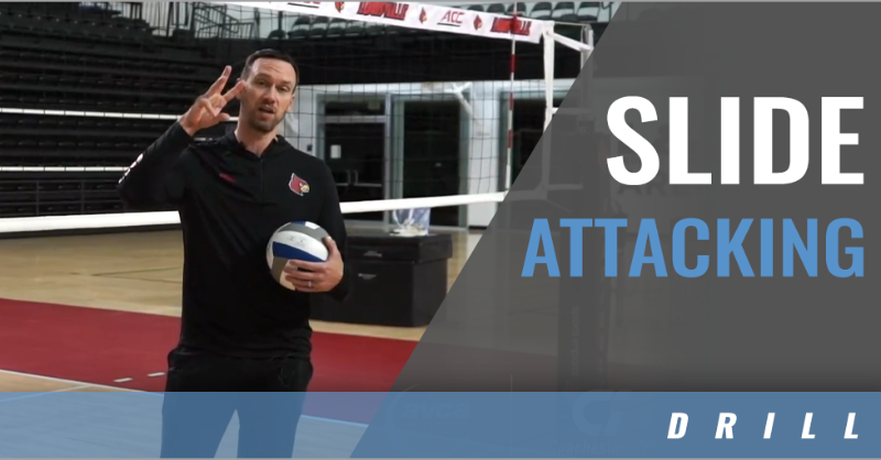 VBcoachinsider's tweet photo. Associate Head Coach @danmeske for @LouisvilleVB has players demonstrate some drills that teach slide attacking. 

Check out the drill clip here: https://t.co/nAFHAYnVKh