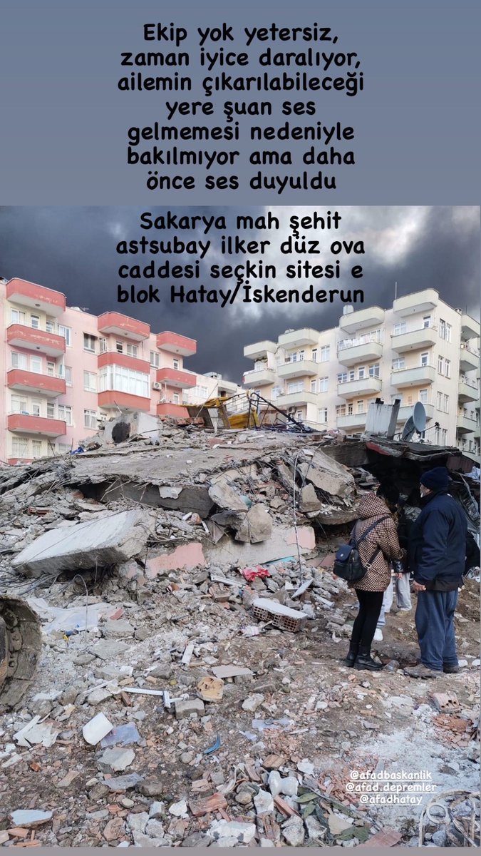 #OguzhanUgur #AFADhatay #depremden #deprem #HalukLevent #oezguerdemirtas #antakyahatay #iskenderun #hatayyardimbekliyor #acildestek #hatayiskenderun #destekistiyoruz #AHBAP #AhbapDernegi