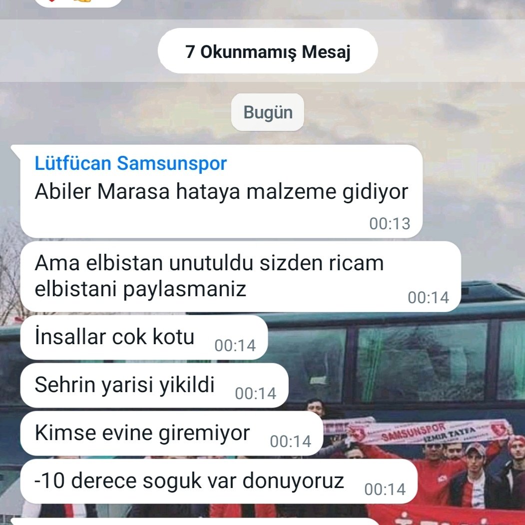 Kahramanmaraş Elbistan'da yaşayan kardeşim <a href="/Ltfcanerten/">Lütfücan Erten</a>  lütfen sesine kulak verin insallar orda çok çaresiz acil yardıma ihtiyaç var.<a href="/DepremDairesi/">AFAD Deprem</a> <a href="/haluklevent/">Haluk Levent ( Ahbap Ekibi )</a> <a href="/OguzhanUgur/">Oğuzhan Uğur</a>  <a href="/ahbap/">Ahbap</a> <a href="/BabalaTv/">BaBaLa TV</a>