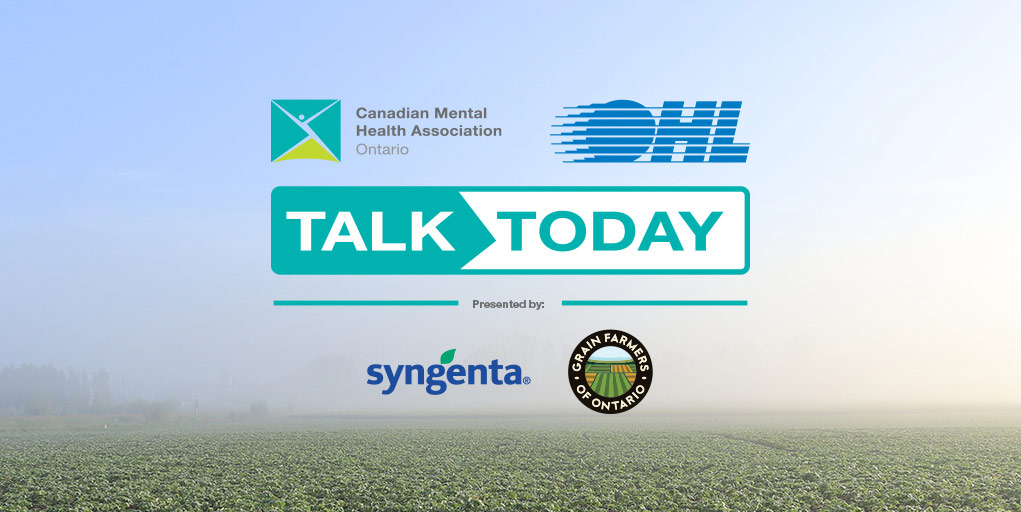 It's #TalkToday Game Day <a href="/OHLIceDogs/">Niagara IceDogs</a>! We will be there with <a href="/CMHAOntario/">CMHA Ontario</a> &amp; <a href="/GrainFarmers/">Grain Farmers of Ontario</a> to help promote mental health &amp; wellness initiatives!