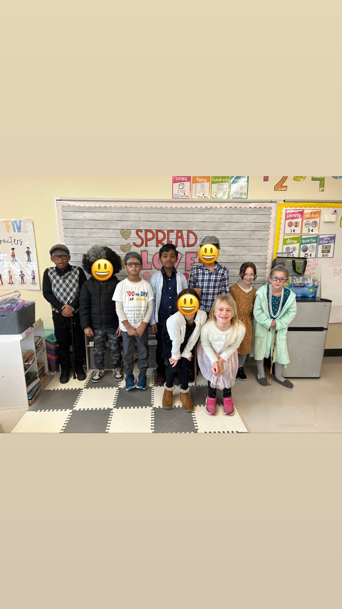 Yesterday was the 100th day of school, below is a picture from Ms. Ortlinghaus' 2nd-grade class at Gulph! #umasdistheplacetobe