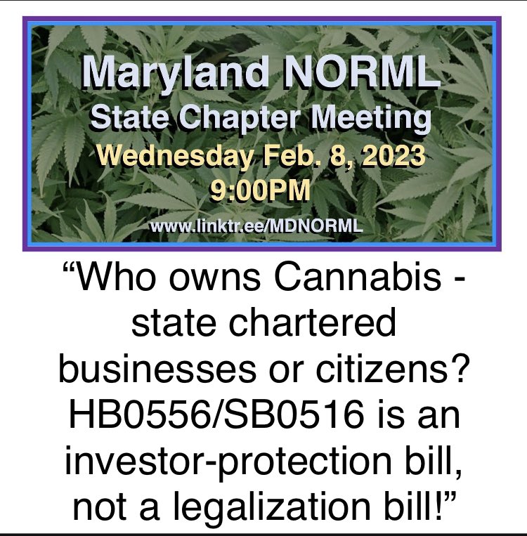 MD NORML tweet media