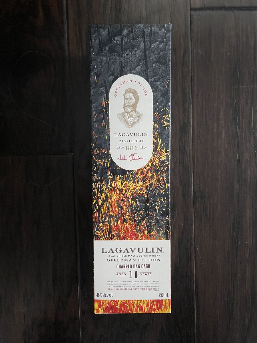 sowen242's tweet photo. @Nick_Offerman - My second kiddo made his way in to the world this past weekend, only accompanied by some @parksandrec and a @LagavulinWhisky celebration bottle. Many thanks. 🍻 https://t.co/28v17tEZyT