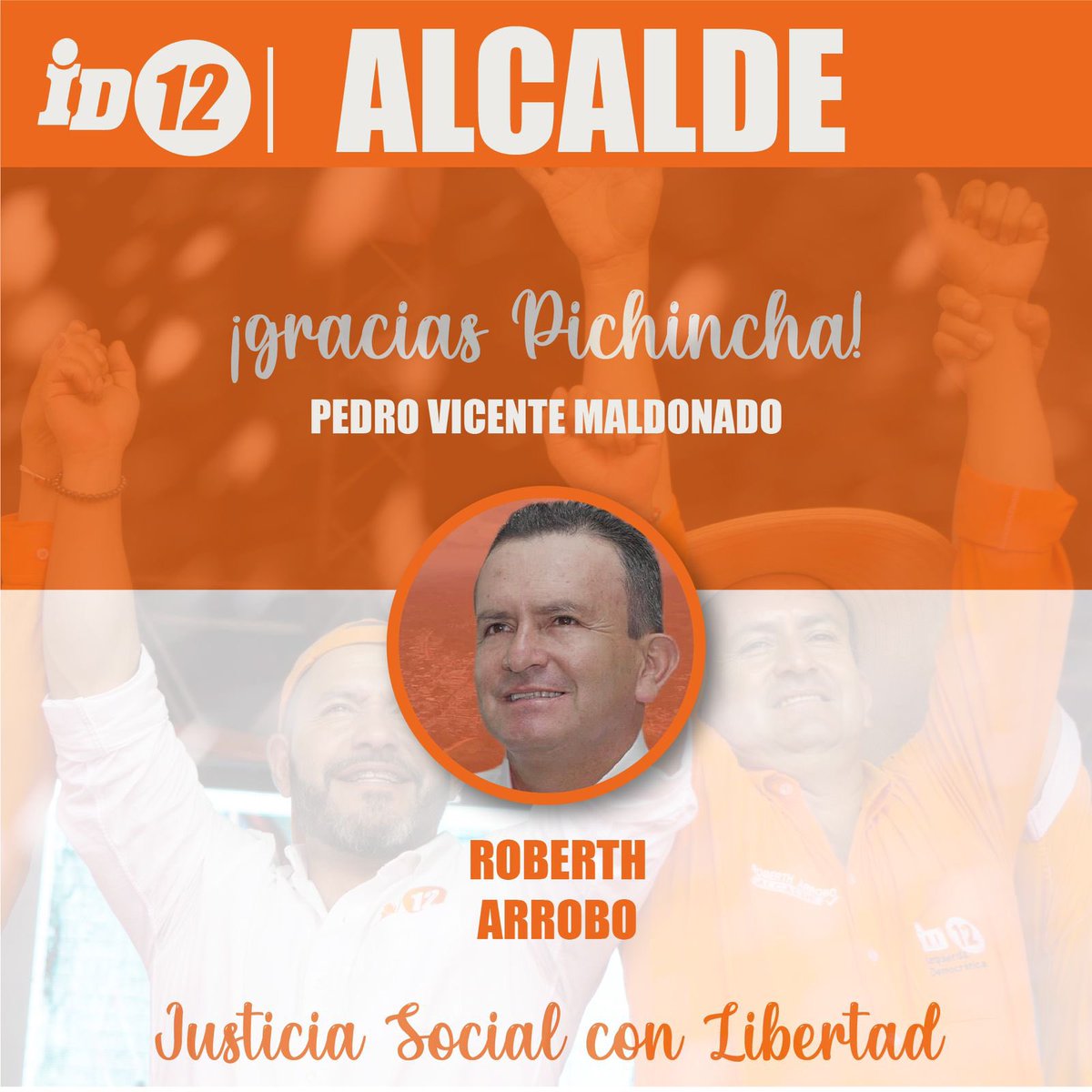 🧡¡Gracias por la confianza en <a href="/ID12Ecuador/">Izquierda Democrática</a> 🍊

Seguimos siendo la fuerza naranja en #Pichincha con 39 autoridades electas en las urnas.

Ratificamos nuestro compromiso y trabajo en los territorios: alcaldía, concejalías, juntas parroquiales.

¡Estamos en el camino correcto! 💪🏽