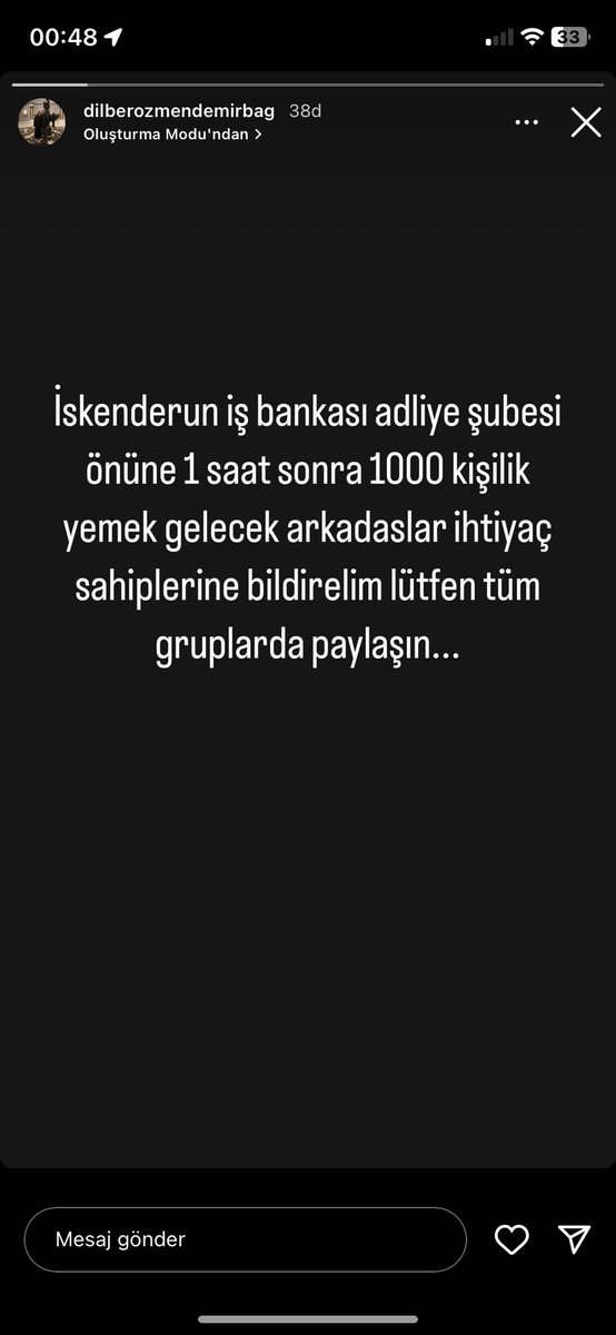 Arkadaşlar, Hatay da yaşayan bir tanıdığım paylaştı sizde paylaşın lütfen..