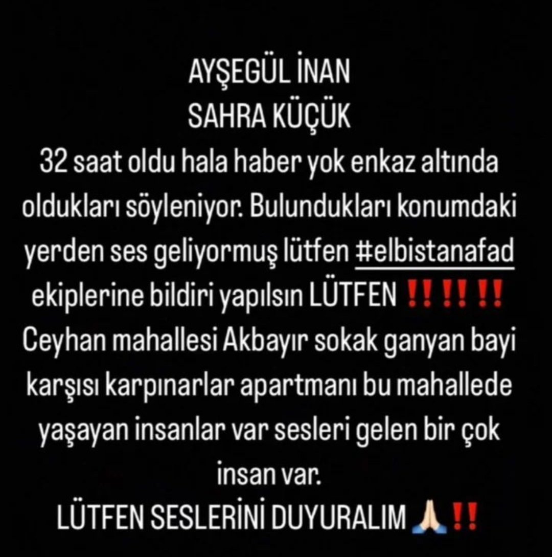 RuzkarCemil's tweet photo. @alperbah Lütfen rica ediyorum 32 saati geçti yardımcı olun 🙏🙏 https://t.co/IKZw5fpeTR