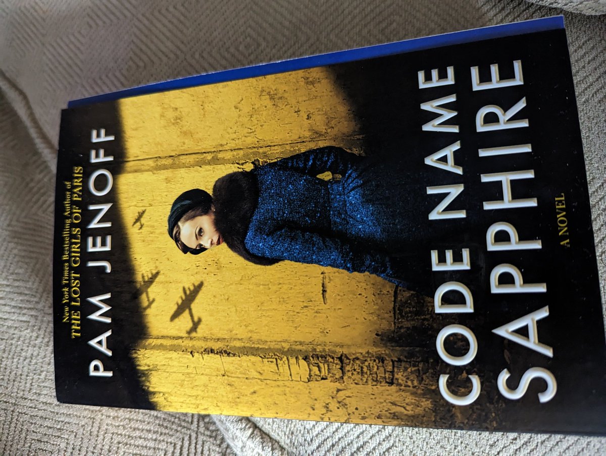 SportsChik15's tweet photo. Happy release day @PamJenoff !! Can't wait to dive in!! #PamJenoff #CodeNameSapphire https://t.co/2gghqCFATq