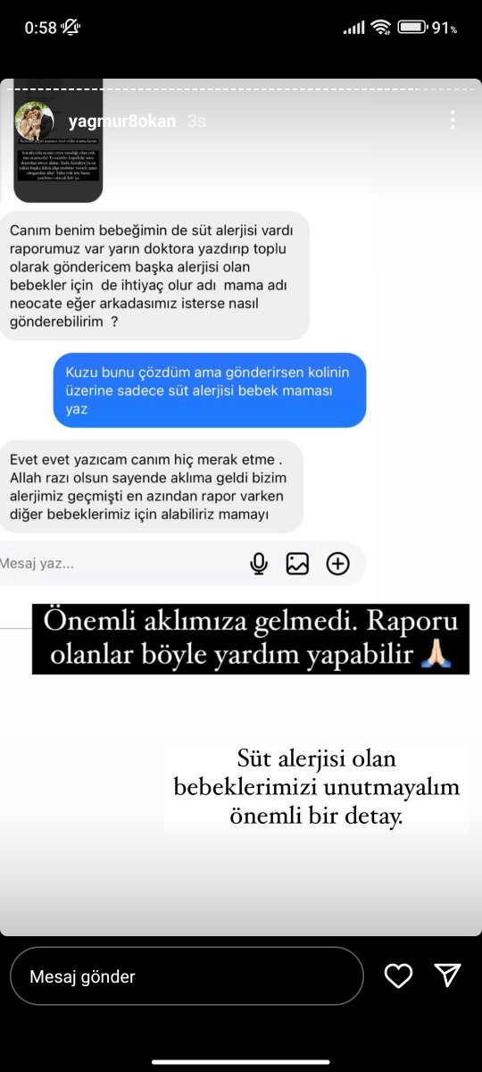 Süt alerjisi olan bebeklerimizi unutmayalım 🙏
#OguzhanUgur #deprem #depremturkiye #tahaduymaz #HalukLevent <a href="/OguzhanUgur/">Oğuzhan Uğur</a> <a href="/haluklevent/">Haluk Levent ( Ahbap Ekibi )</a>