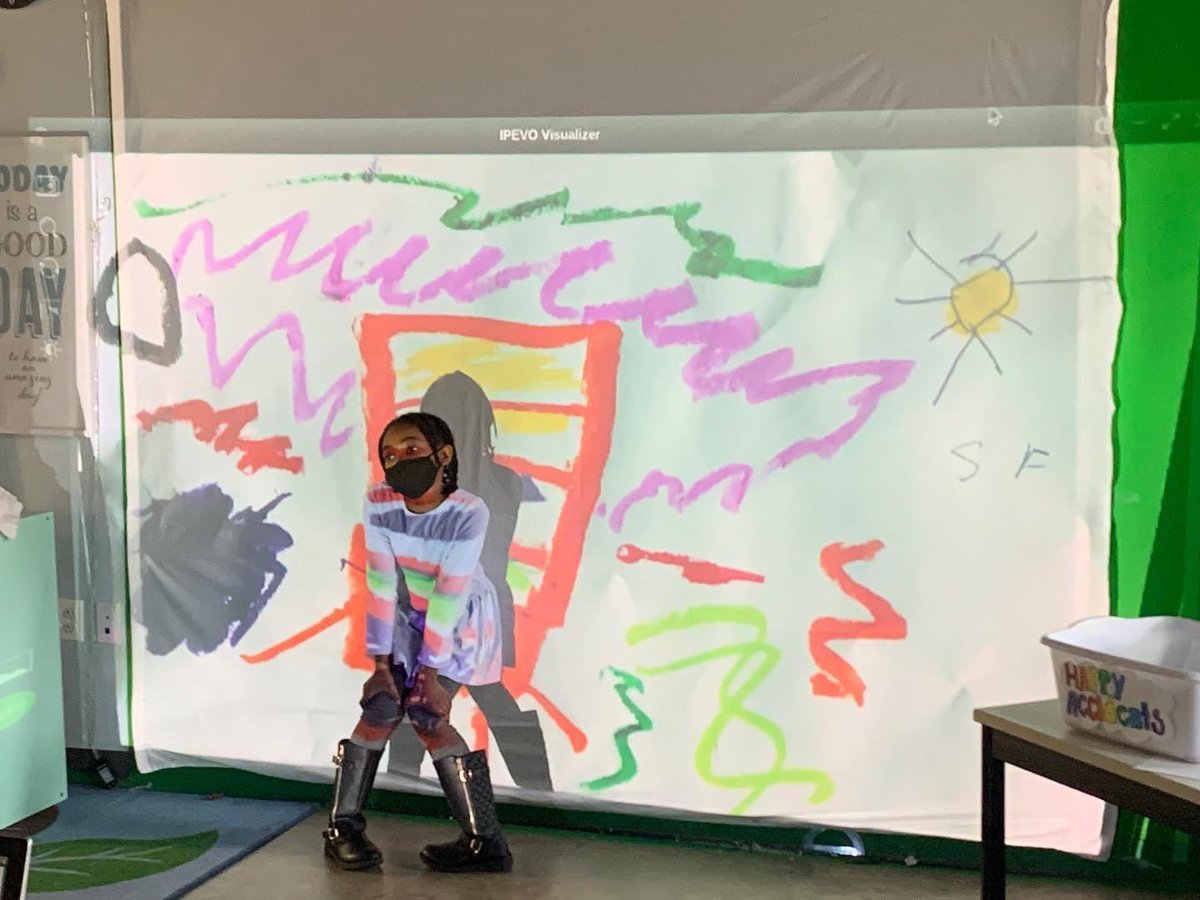 unitycharter's tweet image. Today our students are working with #Artist in residence, Barbara Bickart, and creating pieces that they can climb right into. After studying the work of @SouthAfrica artist, 
#RobinRhode,  our students created #drawings and physical movements to compliment them @CharacterDotOrg
