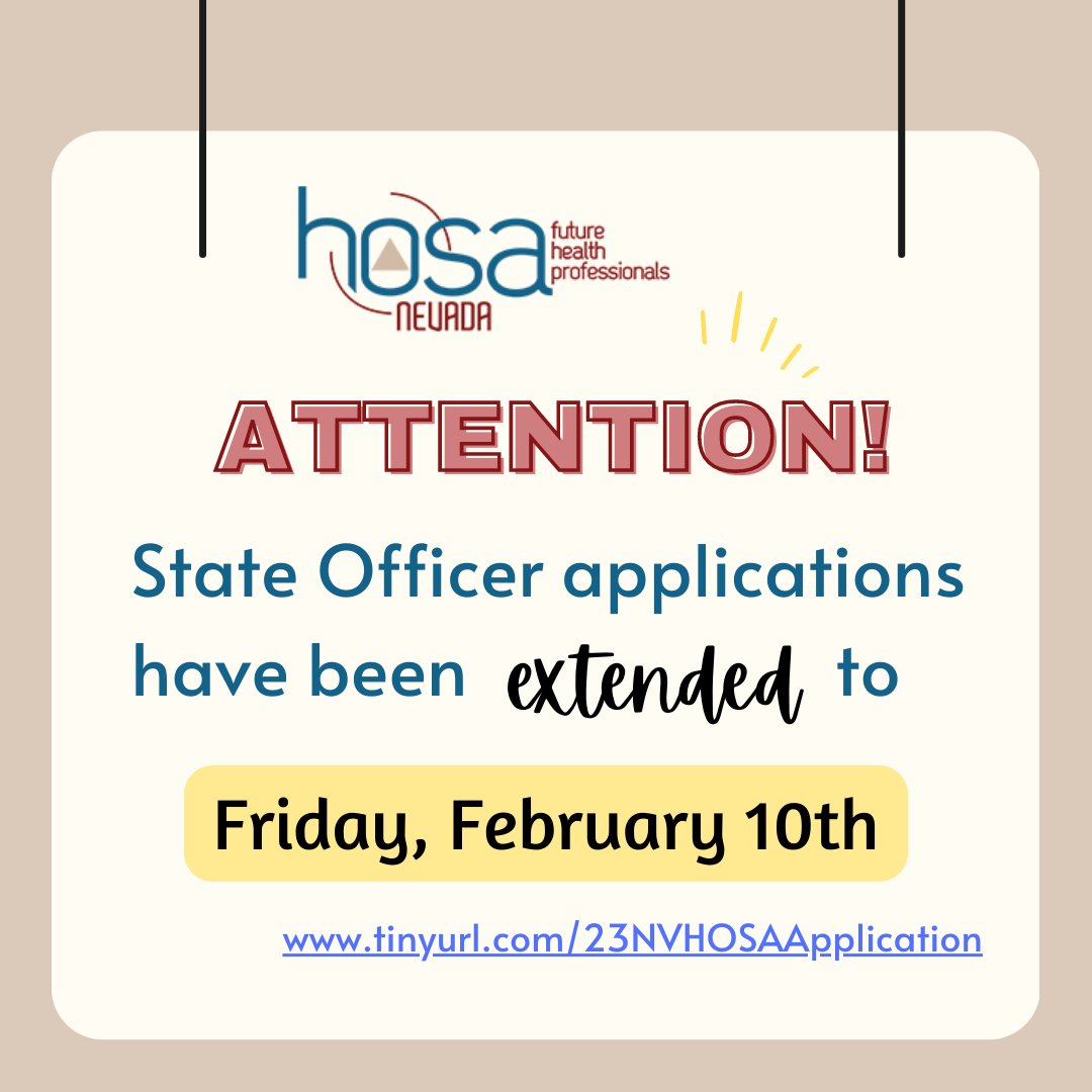 Nevada HOSA tweet media