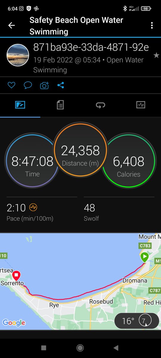 KennedyCreek1's tweet photo. Great to have added the #Cliff2Bridge to complete the triple tiara (little sibling for triple crown) along with U24 and Kangaroo Island. Fantastic swims with the #ChannelHoppers big thanks to family, the broader swim family, Butch and everyone around for support. Solo swims 1/2 https://t.co/n2EfQhx0Cq