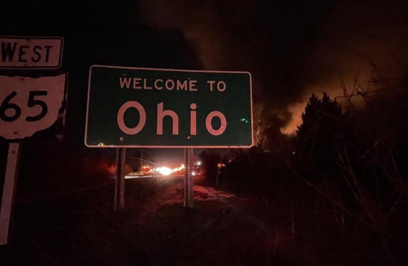 East Palestine derailment has inadvertently created an awesome Ohio poster