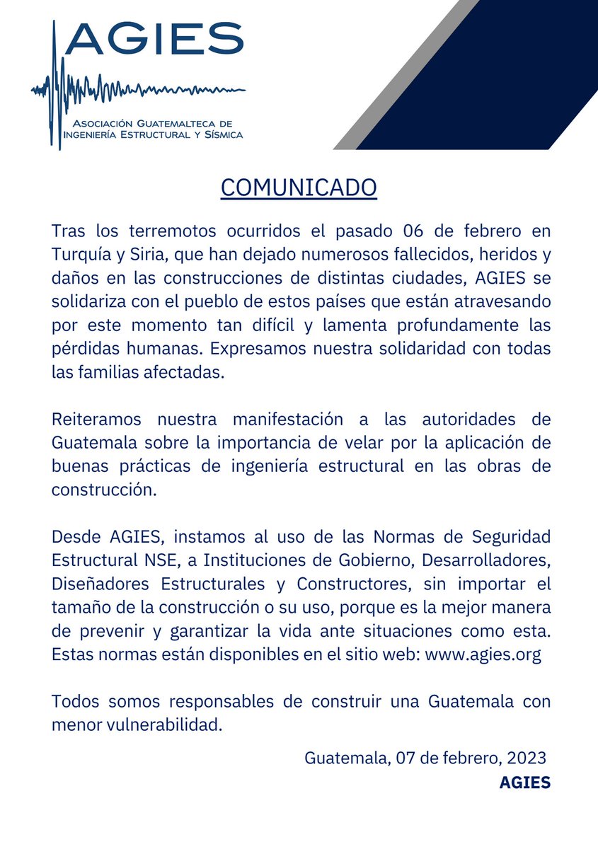 AGIESgt's tweet photo. COMUNICADO: https://t.co/QA5ogpP2EC