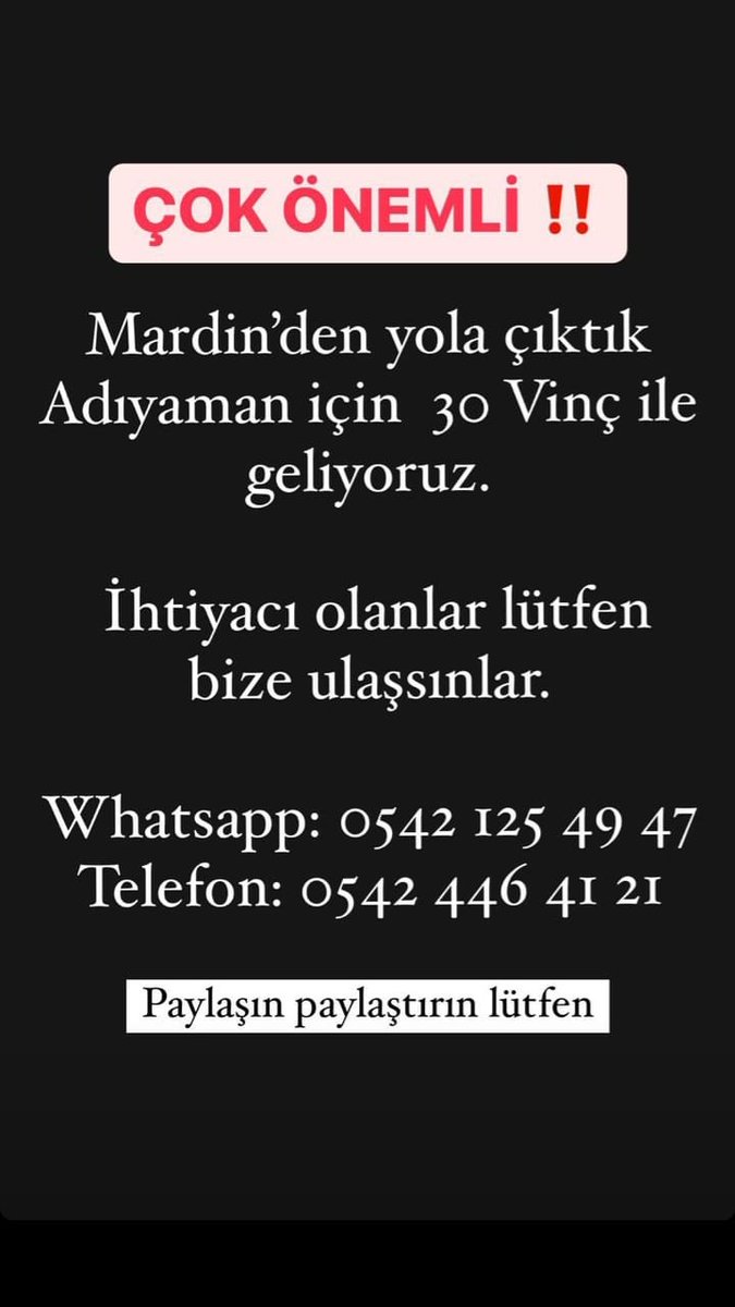 mehhmetatli's tweet photo. Vinç yardımı 
#DepremAcil 
#deprem
@haluklevent 
#Hatay 
#sondakikadeprem 
#Turkey https://t.co/ZzAtAbjnAv