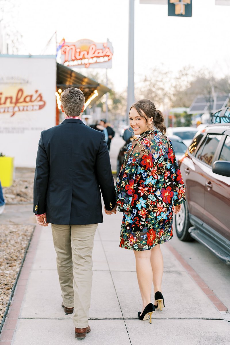 WIFE OF THE PARTY 🎉 I love seeing welcome party &amp; rehearsal dinner ‘fits. 👗 It’s a great opportunity to have some fun with makeup and hair too. Not a red lip girly? Lean into it for the party. My all time fave — Ruby Woo by Mac. 💄In love with a dress or gown that i
