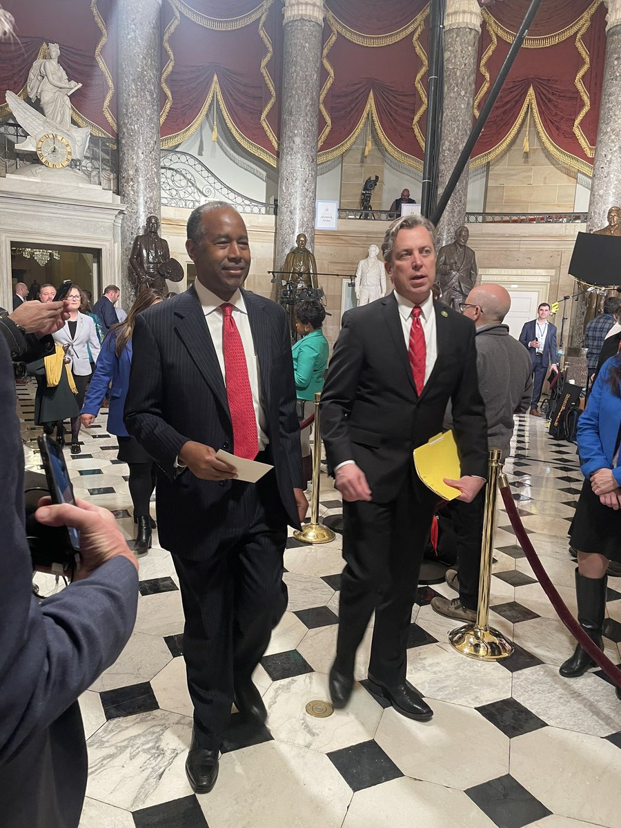 Mychael Schnell on Twitter "Former HUD Secretary Ben Carson is at the