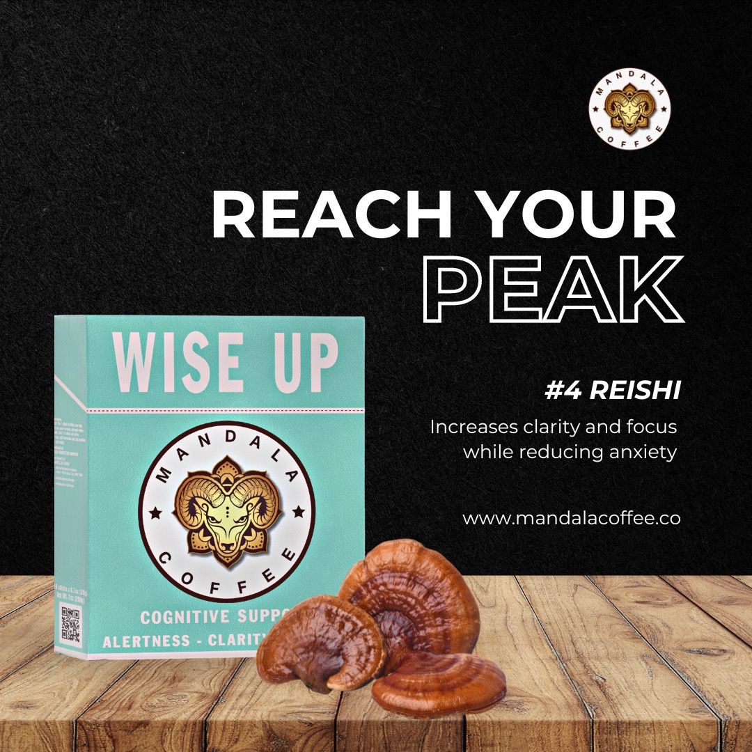 mandala_coffees's tweet photo. Reishi mushroom is another potent ingredient making up our adaptogen powerhouse. Reishi is known for increasing focus while reducing anxiety. A staple of Chinese medicine for centuries! #mushroomcoffee #adaptogens #nootropic #reishi #cordyceps #chaga #lionsmane #clarity #focus https://t.co/VqMAKucmWn