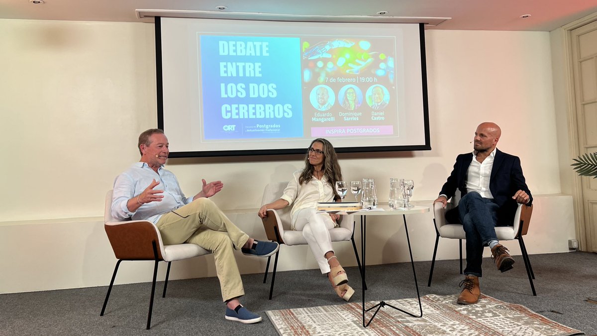 UniversidadORT's tweet photo. 🔴 EN VIVO - Seguí la transmisión del 𝗖𝗶𝗰𝗹𝗼 𝗜𝗻𝘀𝗽𝗶𝗿𝗮 𝗣𝗼𝘀𝘁𝗴𝗿𝗮𝗱𝗼𝘀 - 𝗗𝗲𝗯𝗮𝘁𝗲 𝗲𝗻𝘁𝗿𝗲 𝗹𝗼𝘀 𝗱𝗼𝘀 𝗰𝗲𝗿𝗲𝗯𝗿𝗼𝘀, con la presencia de Dominique Sarries y el Ing. Eduardo Mangarelli. 

Modera: Daniel Castro.

🔗 https://t.co/Gsp6rgDZu1 https://t.co/m68av6LJs3