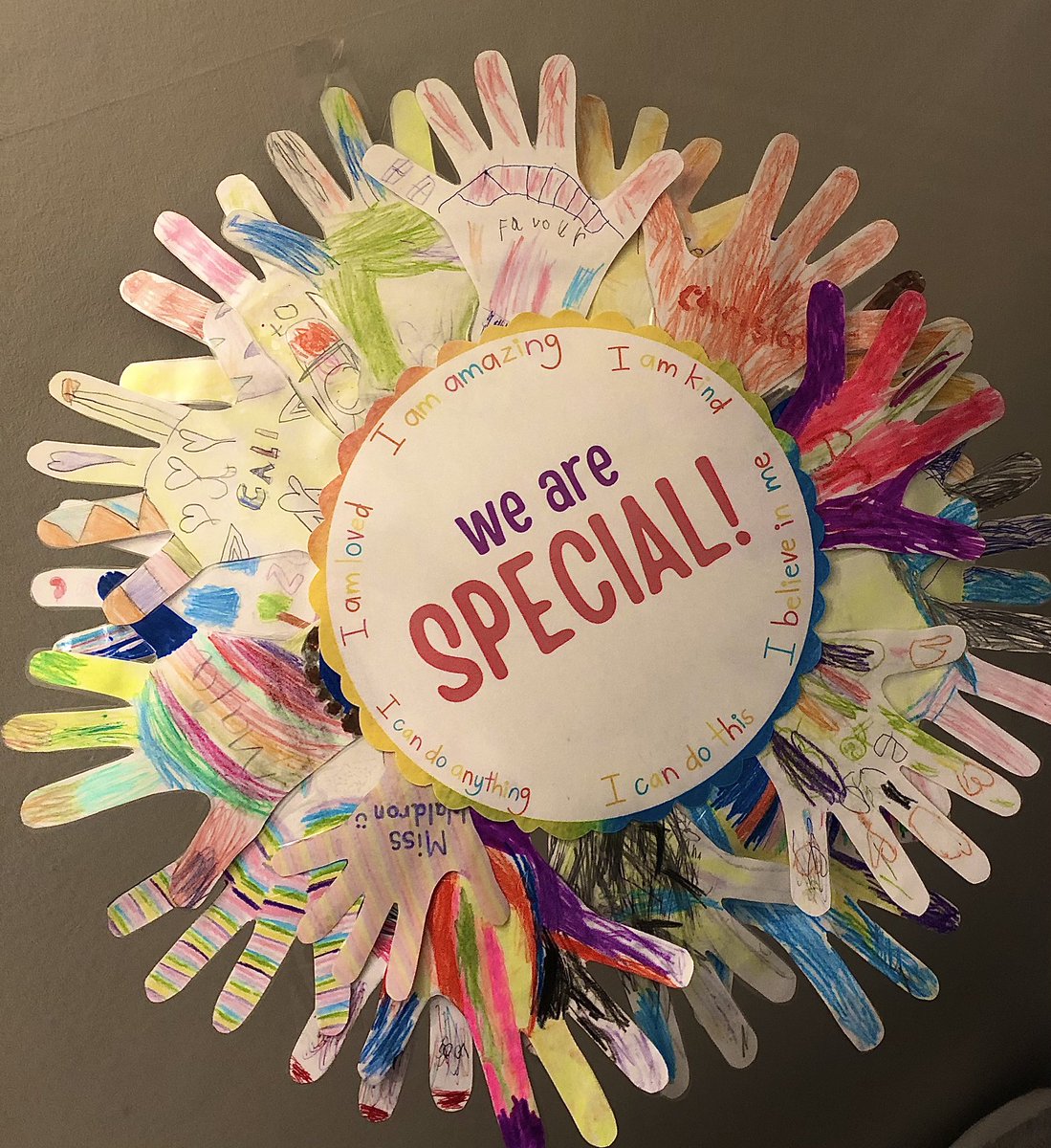 waldron_miss's tweet photo. Day 2 in Primary 1 and my first lesson is complete!🎉 We had lots of fun learning about everything that makes us special and the things that are special to us too🌈🐶🏡I am so excited to work with these little people for the next 6 weeks⭐️🖍️🍏 #UWSBAEd https://t.co/tDxIKFQTi6