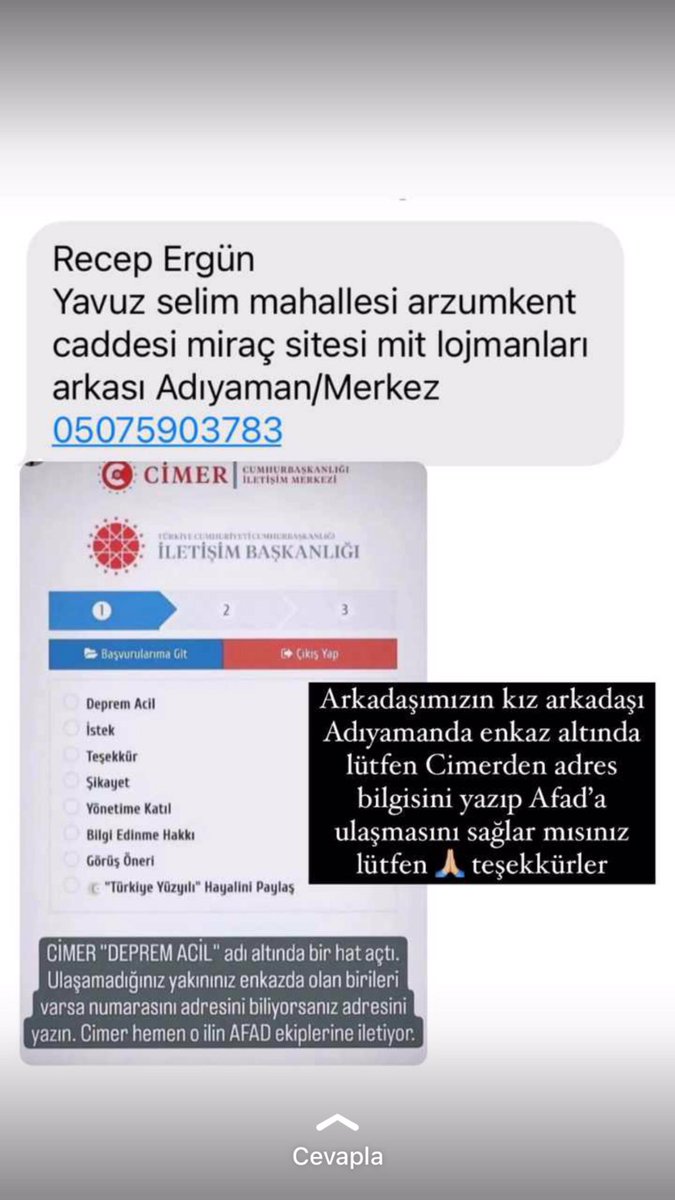 rmysdurmaz's tweet photo. @haluklevent #AdıyamanYardımBekliyor https://t.co/JGVkTsNC8N