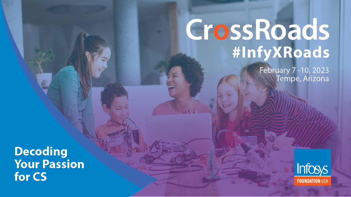 We're at Crossroads 2023 hosted by <a href="/InfyFoundation/">Infosys Foundation USA</a> -  excited for collab with other change makers to bring Alice VR, XR and digital skills to every classroom. <a href="/cmuetcK12/">CMU ETC Outreach and Engagement</a> <a href="/OracleImpact/">Oracle Social Impact</a> <a href="/OracleAcademy/">Oracle Academy</a> #CSed #Digitalequity