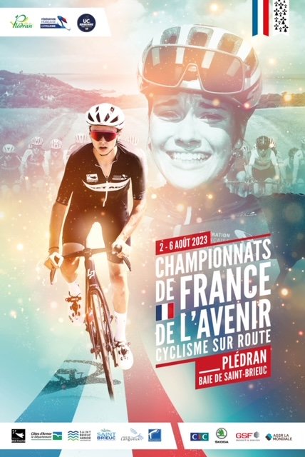 Prenez date ! Les Championnats de France de l'Avenir Cyclisme sont prévus du 2 au 6 août à Plédran avec 3 départs fictifs à Langueux, Trégueux et Saint-Brieuc
950 coureurs 
11 titres de champions de France décernés
1 événement majeur du #cyclisme 
<a href="/StephaneBriend2/">Stephane Briend</a> <a href="/FFCyclisme/">FFC</a>