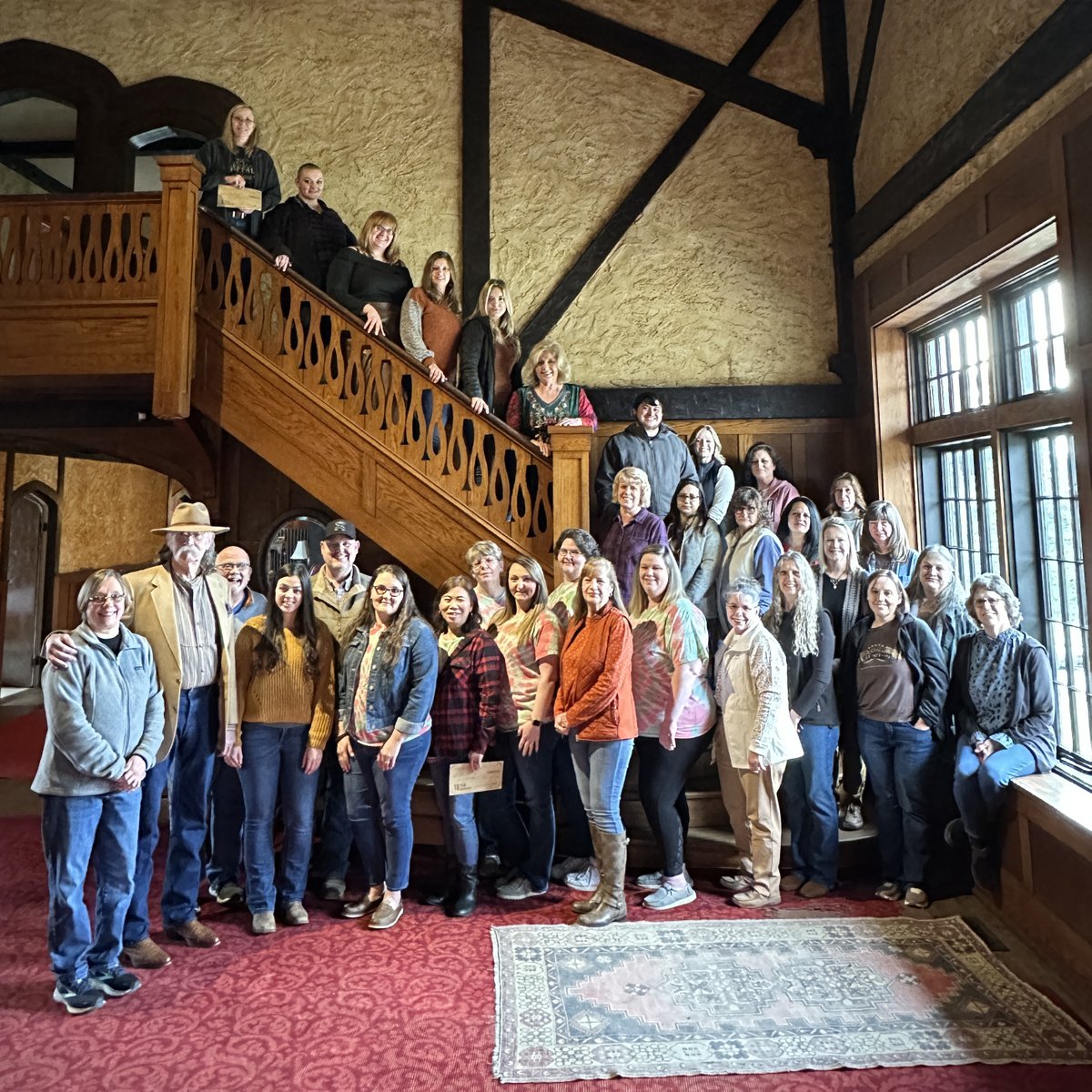 ColLittleton's tweet photo. POV: When your “work family” feels like FAMILY.

Wonderful morning for our company breakfast at the @MilkyWayFarmTN 
 
#ShopSmall #SmallTown #MadeInAmerica #AmericanMade #Leather #Leathergoods #Handmade #Handcrafted #ColLittleton #ColonelLittleton #Tennessee #MadeInUSA https://t.co/R9DaEMnxtr