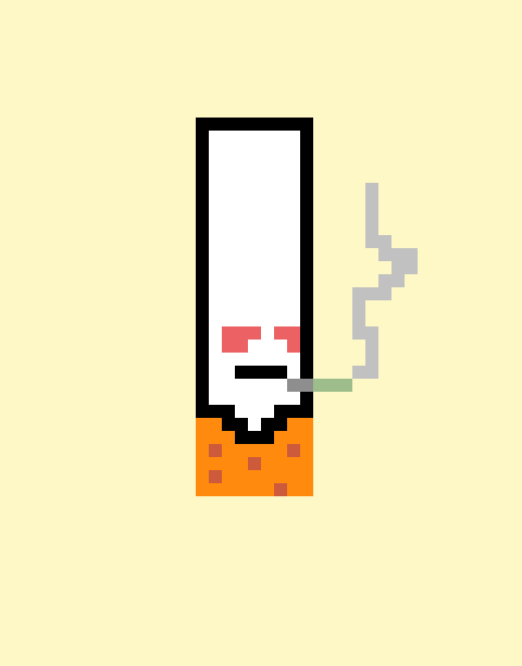 "Smokes weed everyday"
 Is available on "secondary market" 
<a href="/objktcom/">objkt</a>

 1/1
Links:
objkt.com/asset/hicetnun…

#nft #objktcom #NFTcollections  #OBJKT #pixelart #pixelartist #tezos
