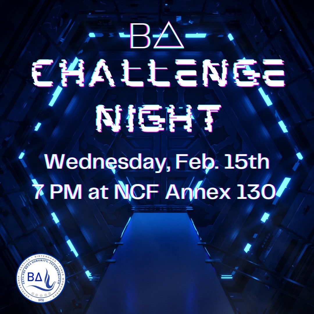 Put your skills up to the test...🎯
Join us for a night filled with challenges that'll test your strategic skills, craftiness, and teamwork. 
#zetaphibeta #xula 💙🤍