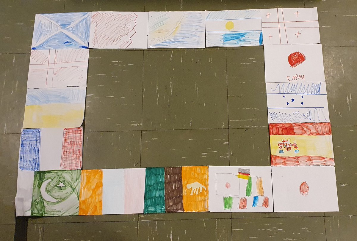 6thGalaBrownies's tweet photo. Our #Netherurd inspired photo frame made with flags of the world including some very personal to us - for our #TogetherWithFriends challenge https://t.co/GqgWVOyqvH
