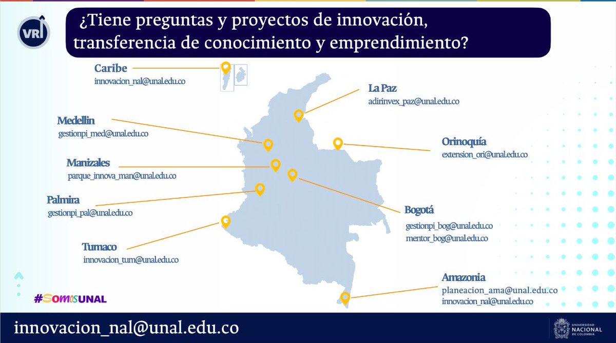 VRIUNAL's tweet photo. La @VRI_UN @UNALOficial desea felicitar a la sede @SedeManUNAL @parqueinnova por la aprobación de la Spin-Off ARITHMOS, ciencia de datos al servicio de la sociedad.

#ITEMunal @DollyMontoyaUN @CamiloYounes @MincienciasCo @DiegoTorres_Fis @OrregoSergioUN https://t.co/qf2fWCW6lE