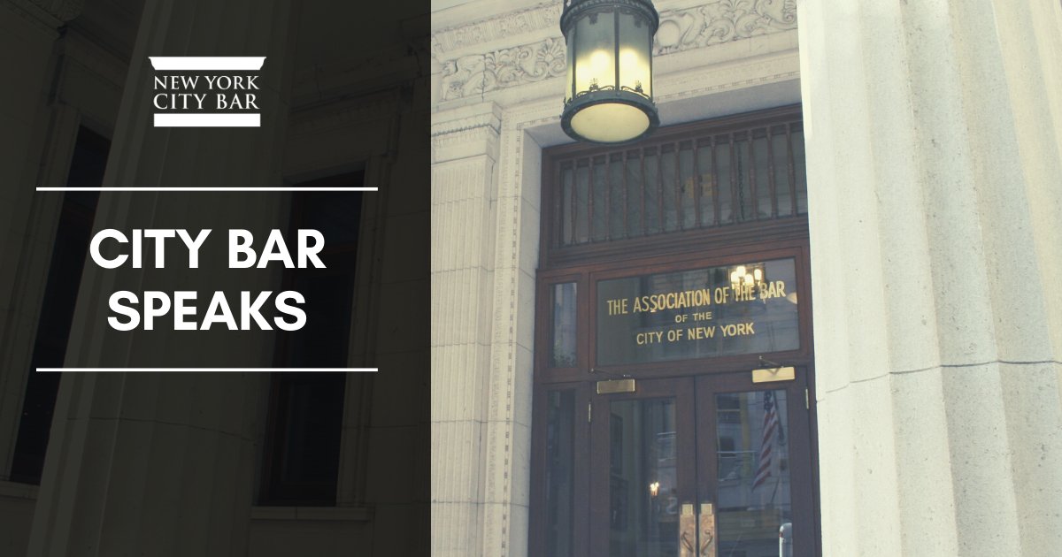 City Bar Policy on Twitter "We testified re NYC mentalhealth involuntary removals policy