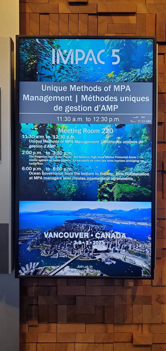 EAC_Marine's tweet photo. What an exciting day today @ #IMPAC5 meeting @DavidSuzuki while also learning how Canada will achieve #30x30 &amp; some new techniques to collaborate more effectively w/ fish harvesters &amp; coastal community stakeholders to take care of our ocean &amp; people together #ProtectBlueNature https://t.co/vvdU8hXN6D