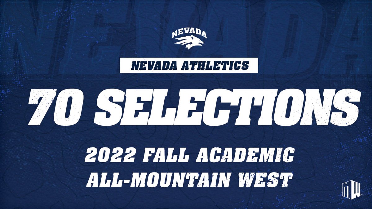 NevadaWolfPack's tweet photo. Congratulations to our 7️⃣ 0️⃣ student-athletes named Fall Academic All-Mountain West 💪 

🔗 https://t.co/gu1UYSyUGZ

#BattleBorn https://t.co/pfZYeCrleU