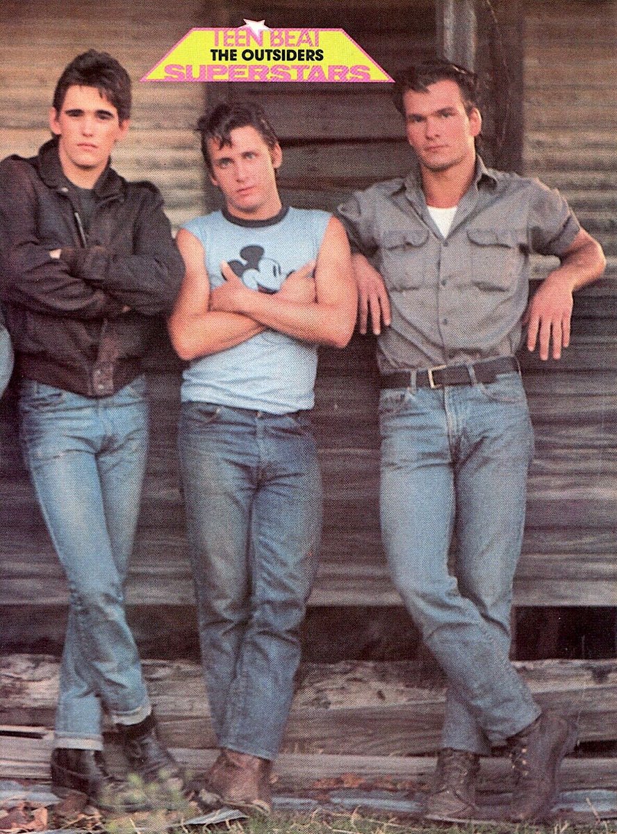 OutsidersHouse's tweet image. Teen Beat Magazine. The Outsiders (1983) #greasers