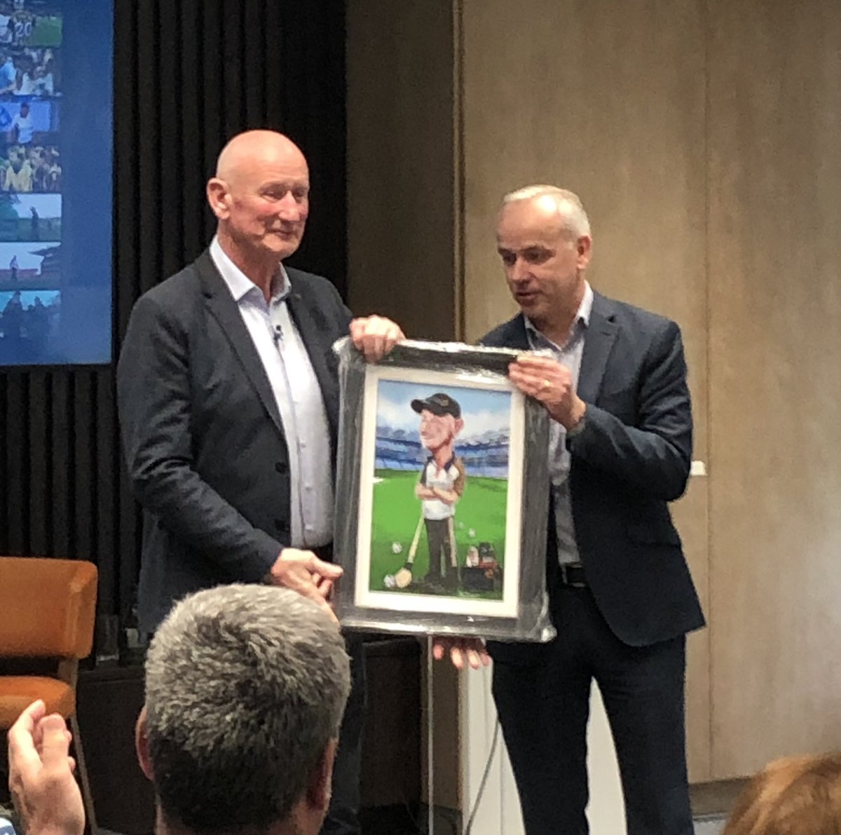 We were delighted to host the legend Brian Cody in Glanbia House today to mark his retirement and acknowledge the great sponsorship partnership between @GlanbiaPlc <a href="/AvonmoreProtein/">AvonmoreProtein</a> &amp; <a href="/KilkennyCLG/">Kilkenny GAA</a> over the past 20 yrs. Always great to hear his insights on management and winning 👏