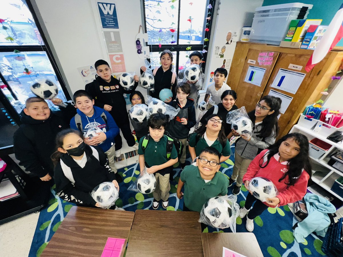 Thank you @raffasoccer for the soccer ball donation! Our @lidahooehawks were so excited and grateful! ☺️