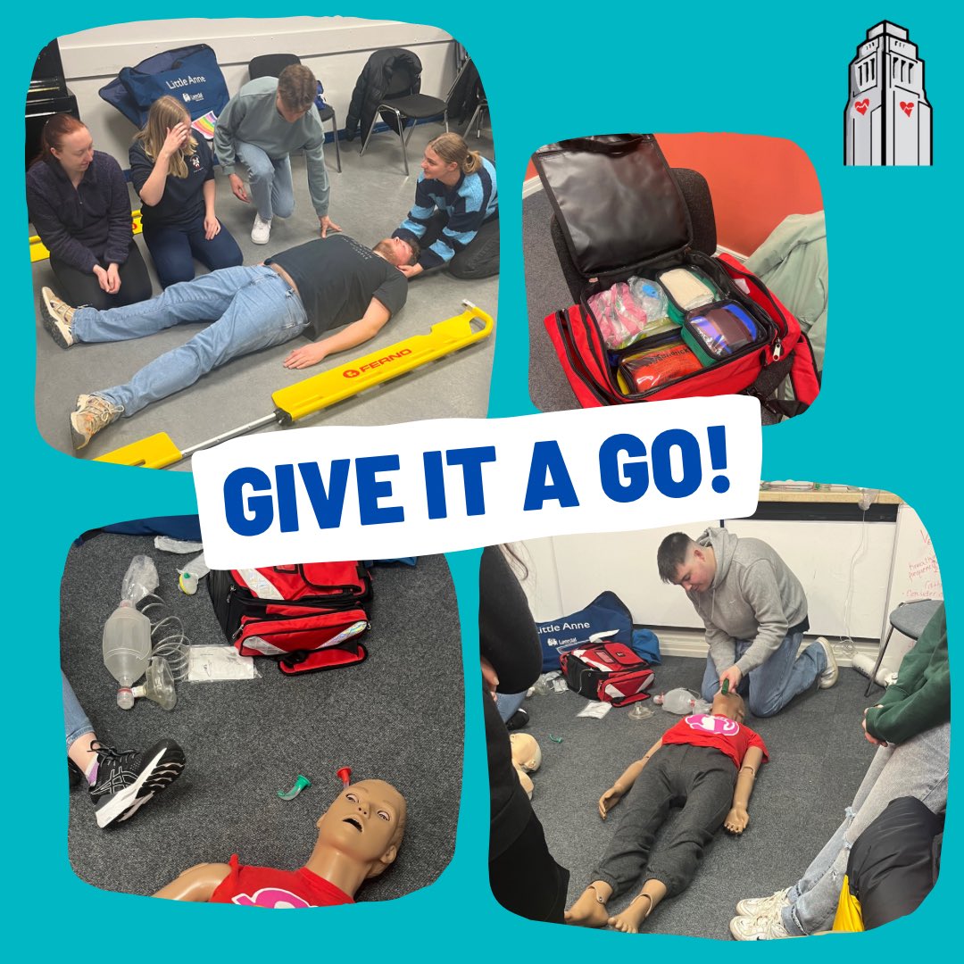 LeedsStudentCFR's tweet photo. Some photos from our #GIAG part 2 tonight, led by 5th year medics, all about advanced life support and A-E assessment! https://t.co/OGRf7BsnJs