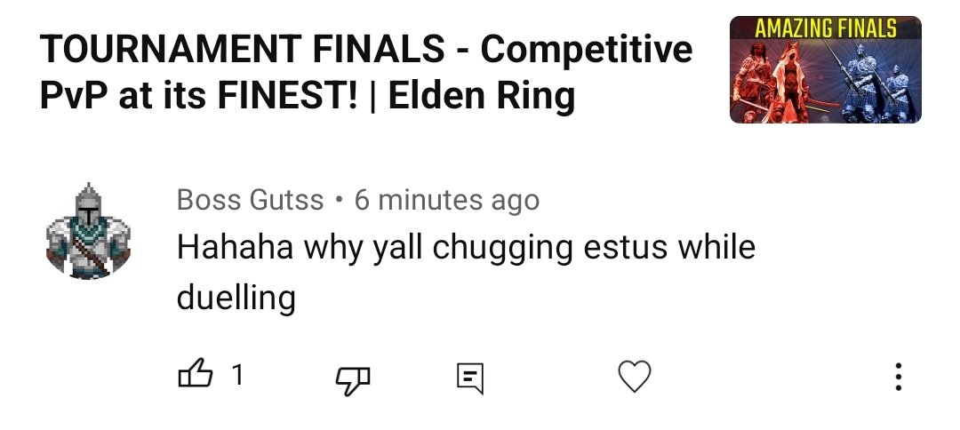 Steelovsky's tweet image. it was 2 v 2 Elden Ring PvP tournament.
There's no way this guy is real.