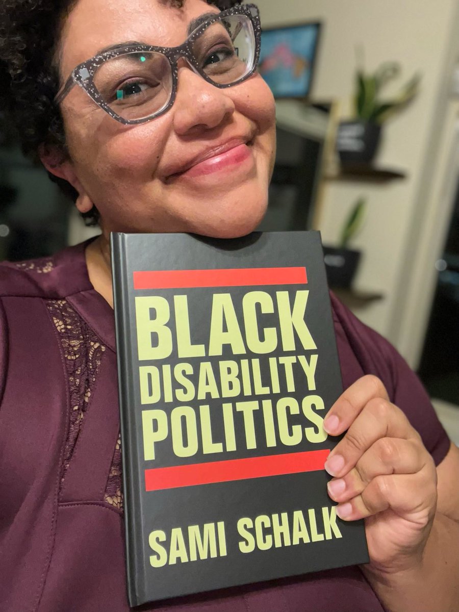 Celebrate the power of Black disabled voices this #BlackHistoryMonth with #BlackDisabilityPolitics by @DrSamiSchalk. Discover the centrality of disability in activism & the need for antiracist, feminist, & anti-ableist public health initiatives. #DisabilityRights