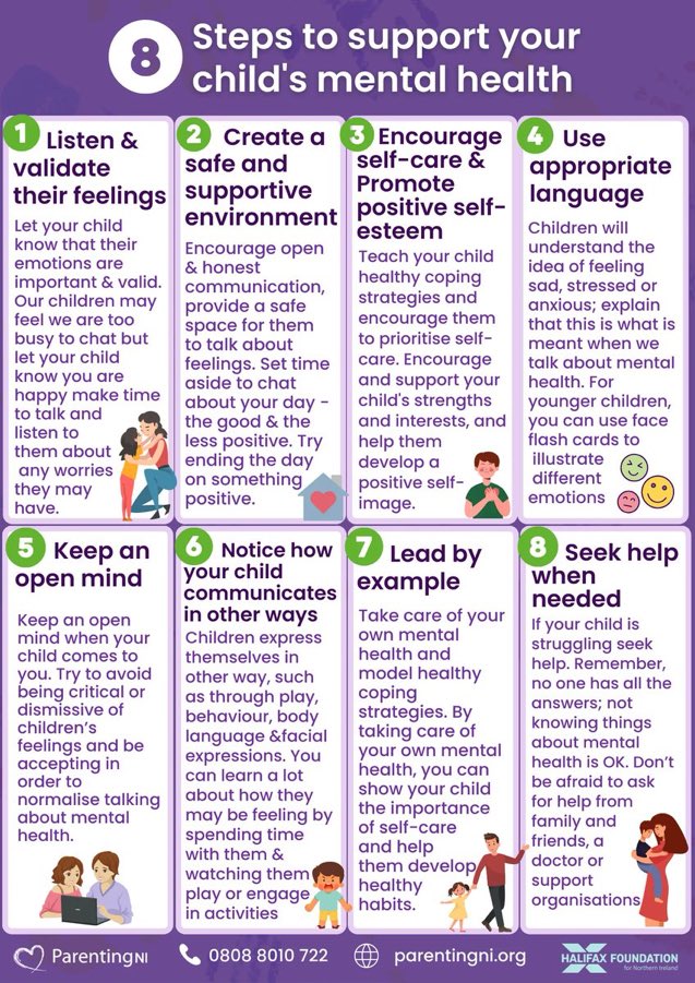 #ChildrensMentalHealthWeek  mental well-being and mental health is so important to talk about with our children and young people ….yet we often don’t 😞 let’s start with communicating , some simple tips #merseycare