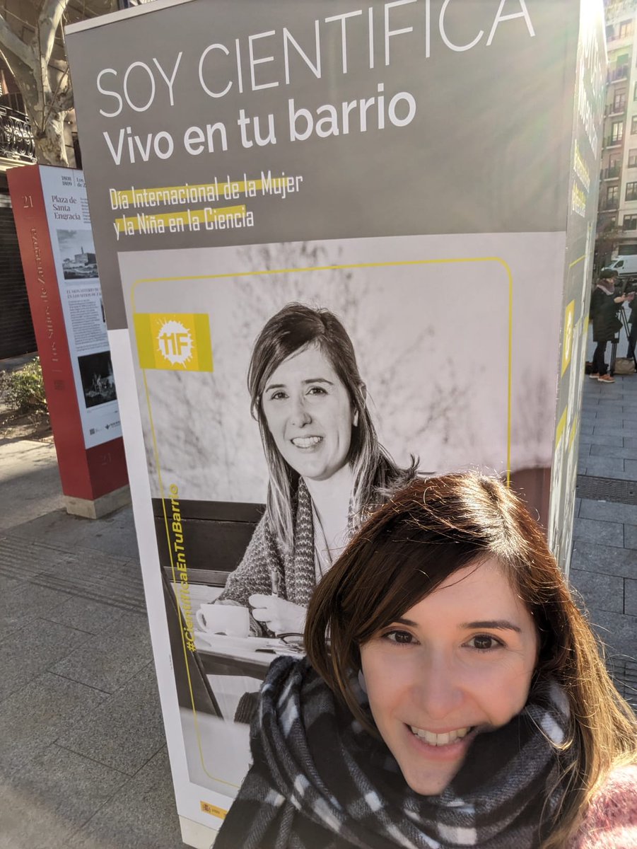 Super orgullosa de participar en #CientificaEnTuBarrio! Una campaña de @UccUnizar que acerca a las científicas de @unizar a la sociedad #11F2023 @ISQCH_Divulga @11defebreroES @zaragoza_es