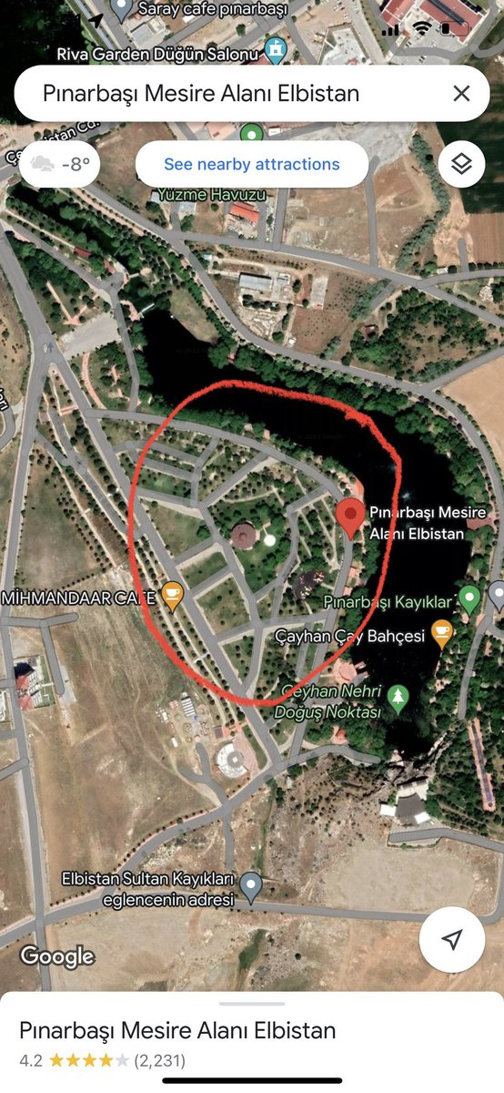 Elbistan Pınarbaşı Parkında AFAD çadırları kuruldu. Kalacak yeriniz yoksa buraya gidebilirsiniz. Ayrıca, sıcak yemek, su, kıyafet edinebilirsiniz.

Tam lokasyon için haritaya ‘Elbistan Pınarbaşı Mesire Alanı’ yazmanız yeterli.