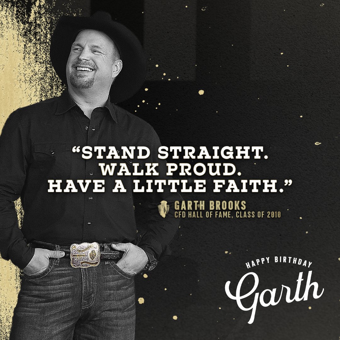 Happy Birthday Garth Brooks! Do you remember what year(s) he\s performed at CFD? 